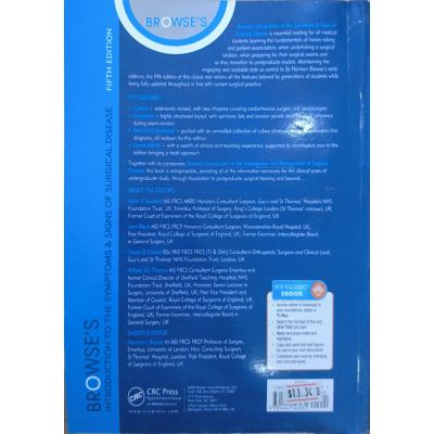 Browse's Introduction to The Symptoms & Signs of Surgical Disease • CRC Press