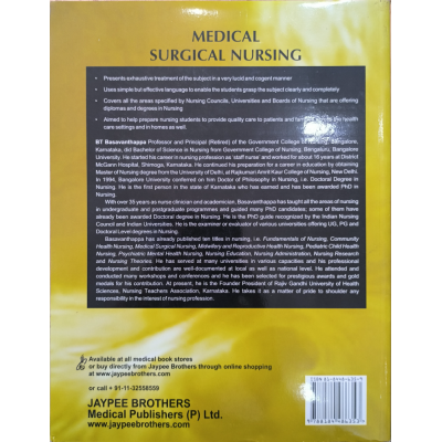 Medical Surgical Nursing • Basavanthappa • 2nd edition