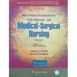 Textbook of Medical Surgical Nursing • Hinkle Cheever • Jaypee • 2 Volumes