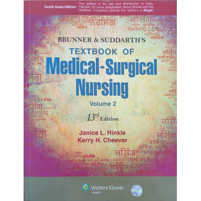 Textbook of Medical Surgical Nursing • Hinkle Cheever • Jaypee • 2 Volumes