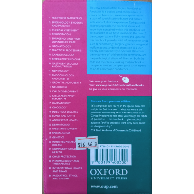Oxford Handbook of Pediatrics • Oxford University