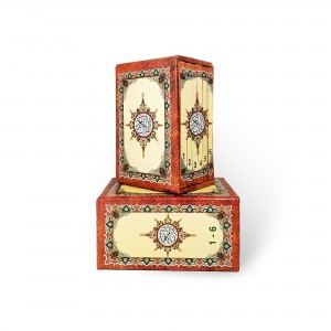 مصحف 6 أجزاء • مقاس 7×10سم • ورق شامواه • لونان • صلاح الدين