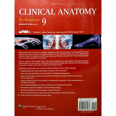 Clinical Anatomy By Regions • Snell • 9th edition