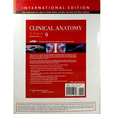 Clinical Anatomy By Regions • Snell • 9th edition • International