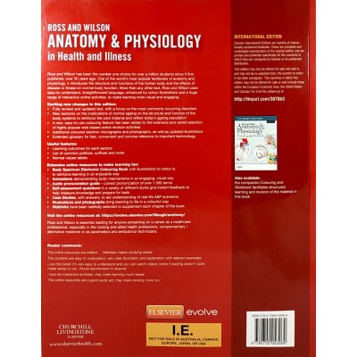 Ross and Wilson Anatomy & Physiology in Health and Illness • 12 editon • International