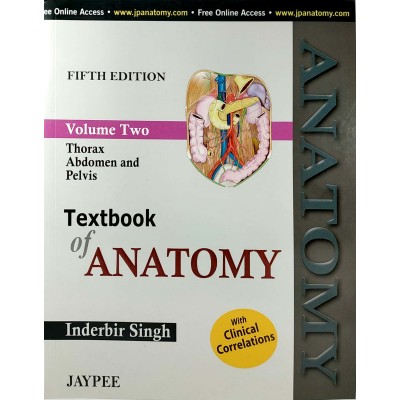 Textbook of Anatomy • Inderbir Singh • 5th edtion • Jaypee • 3 volumes