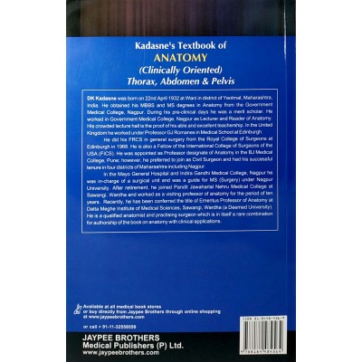 Kadasne's Textbook of Anatomy (Clinically Oriented) • Jaypee • 3 volumes