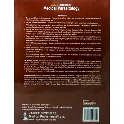 Paniker's Textbook of Medical Parasitology • Ghosh • Jaypee • 7th edition